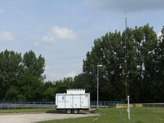 SODAR-Messung am Abwasserpumpwerk in Wörmlitz  