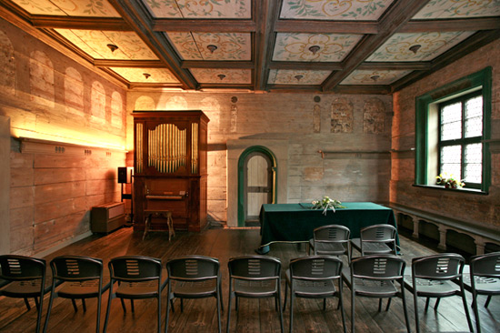 Bohlenstube im Händel-Haus
