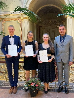 Unsere Preisträger Johannes Zirkler, Katharina Hildmann und Frauke Maxi Seifert (Foto privat)